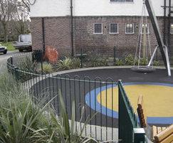 Bow Top Playground steel railings are RoSPA compliant